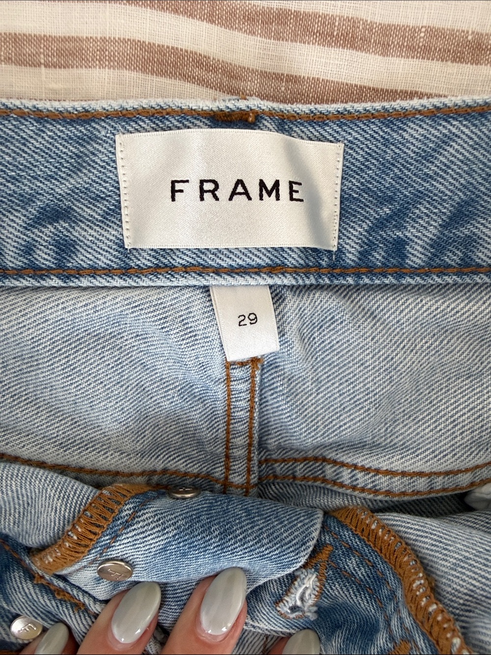 Frame Jean Shorts - Picture 3 of 4